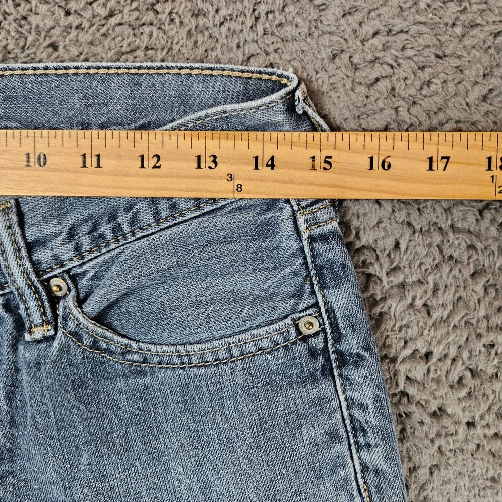 Levis 514 Straight Leg‎ Mens 30x32 Jeans Light Wash Blue Denim
